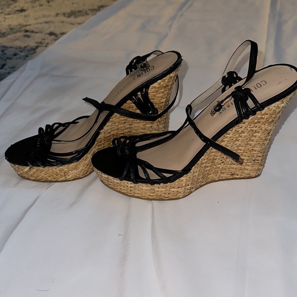 Colin Stuart Woven Wedges - Picture 3 of 5